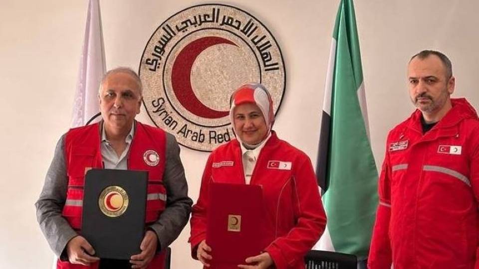 Ƙungiyar Turkish Red Crescent ta buɗe ofis a Damascus