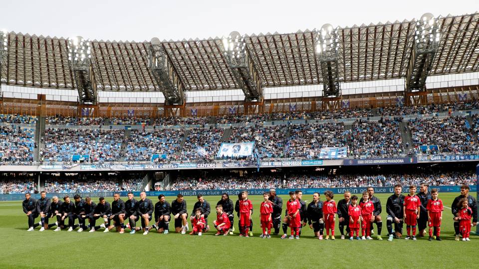 Racism: Napoli players kneel to support Juan Jesus