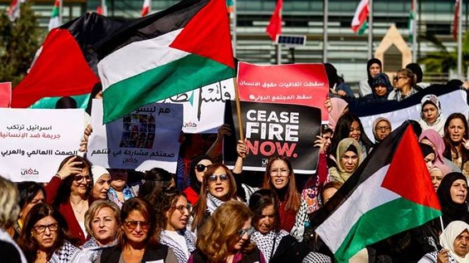 In Pictures: Thousands mark International Day of Solidarity with Palestine