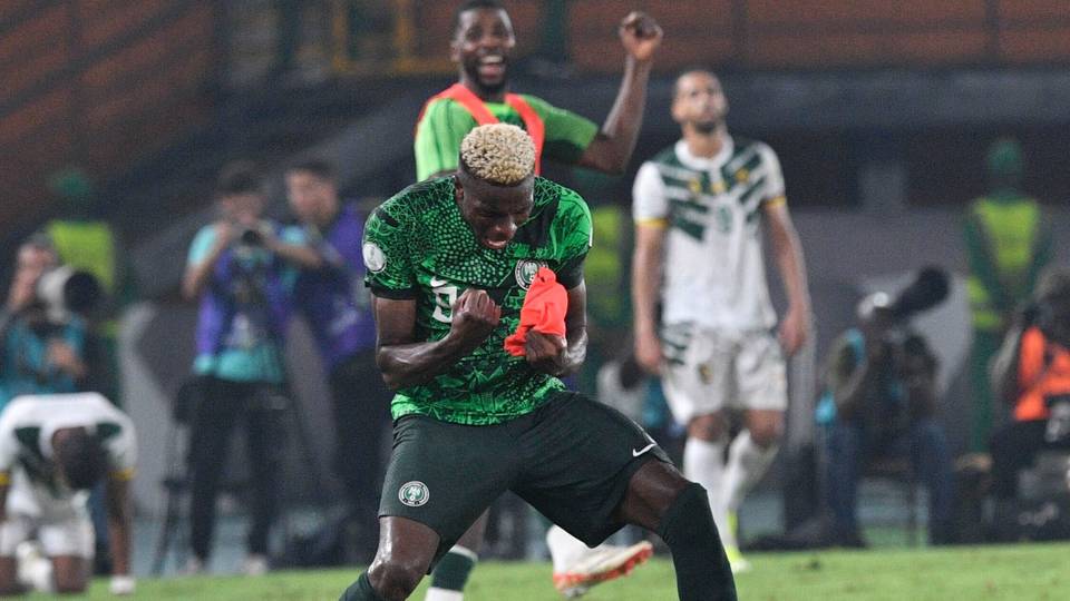 AFCON 2023: Nigeria's Osimhen may miss semifinal against South Africa