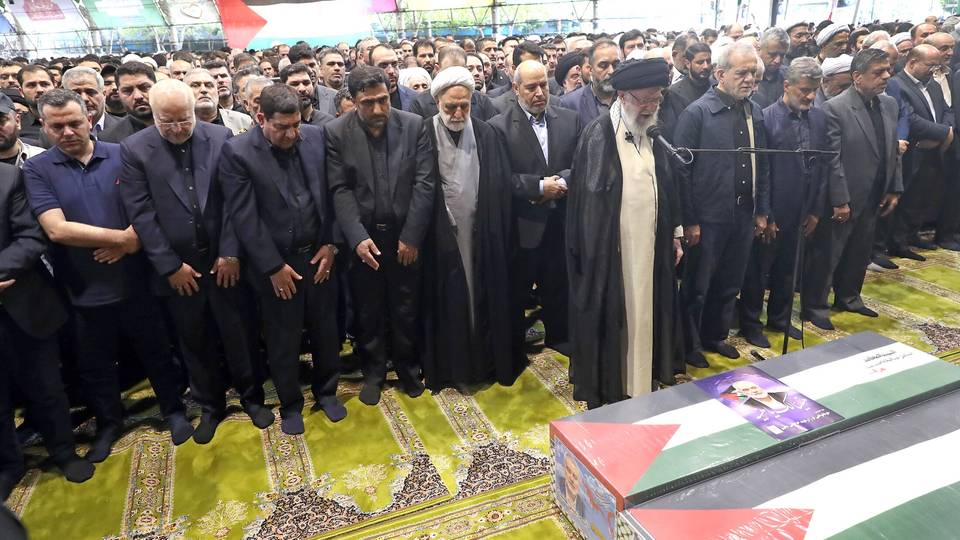 Iran : La cérémonie funéraire d'Ismail Haniyeh débute à Téhéran