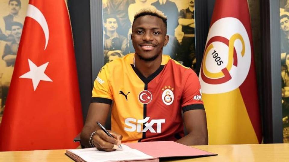 Galatasaray unveil Nigeria's Osimhen as loan signee