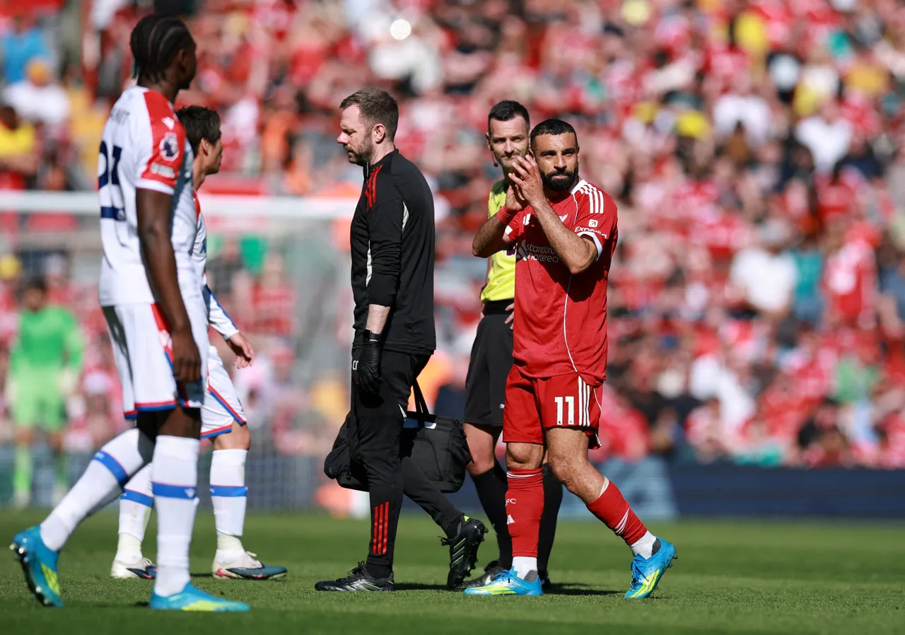 Liverpool Yafuatilia Hali ya Salah Baada ya Jeraha Katika Ushindi Dhidi ya Palace