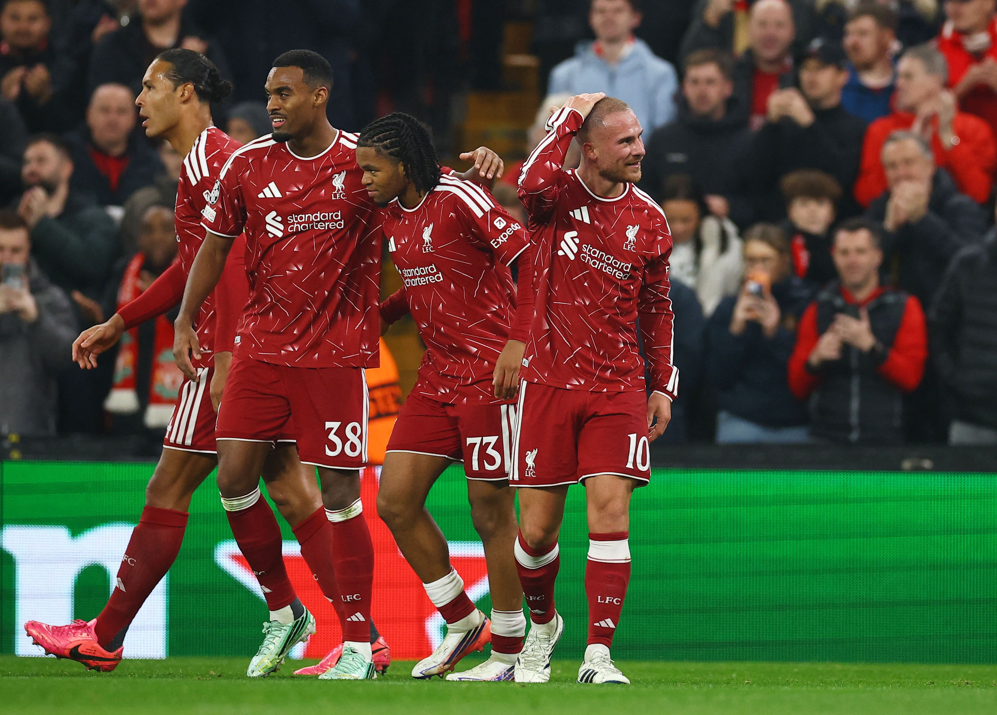 Liverpool yapindua meza dhidi ya Villarreal kwenye mechi ya Ligi ya Mabingwa Ulaya