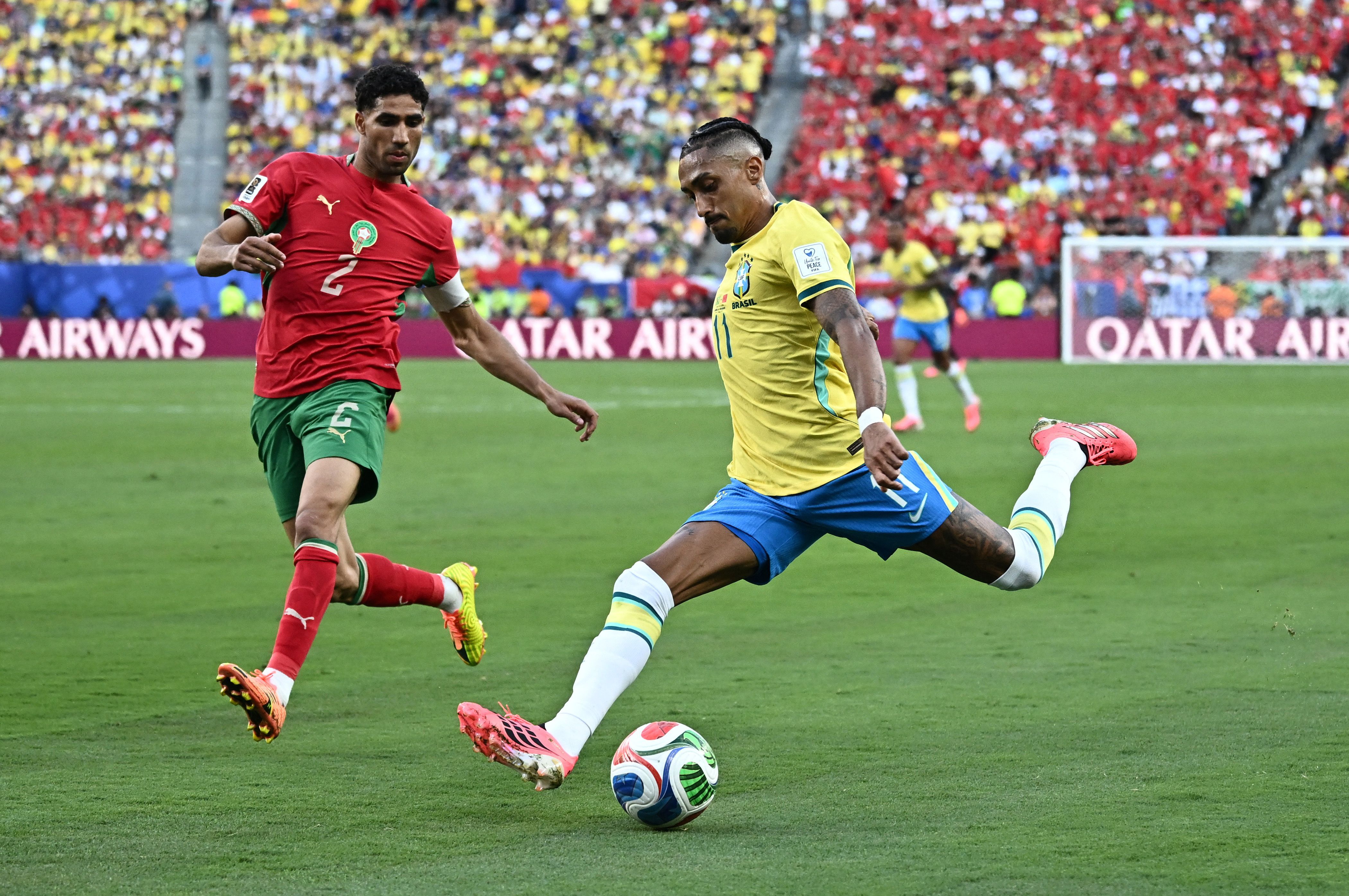 Morocco hold Brazil 1-1 in their World Cup opener