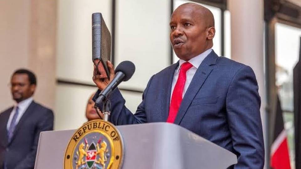 Kenya : Le président Ruto désigne Kithure Kindiki comme vice-président