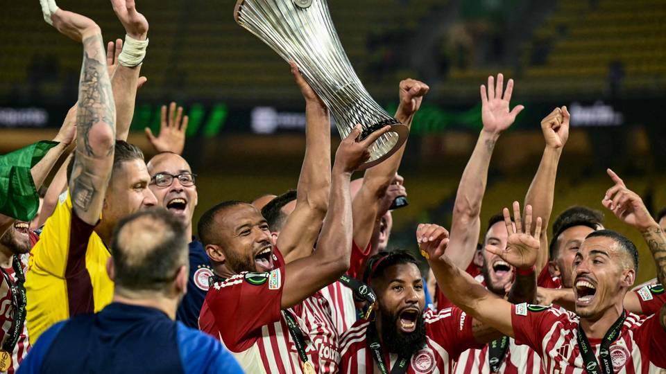 Moroccan El Kaabi gives Olympiakos Europa Conference League glory