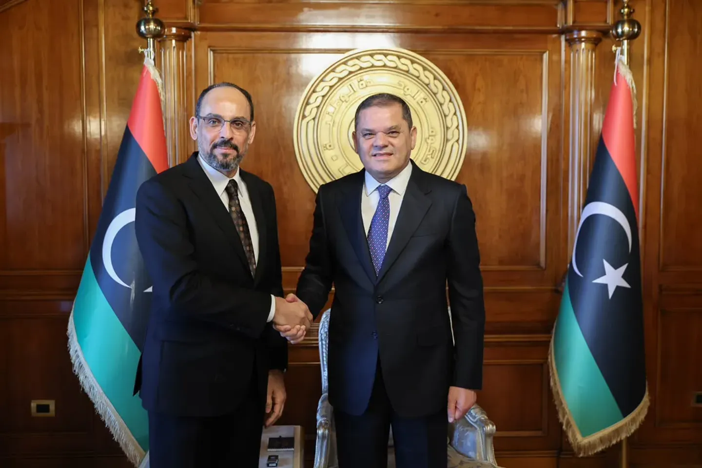 Turkish intelligence chief Kalin holds talks with Libyan PM Dbeibeh on national unity