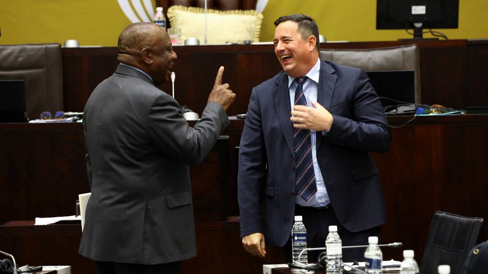 SA parties 'close to reaching deal' on cabinet