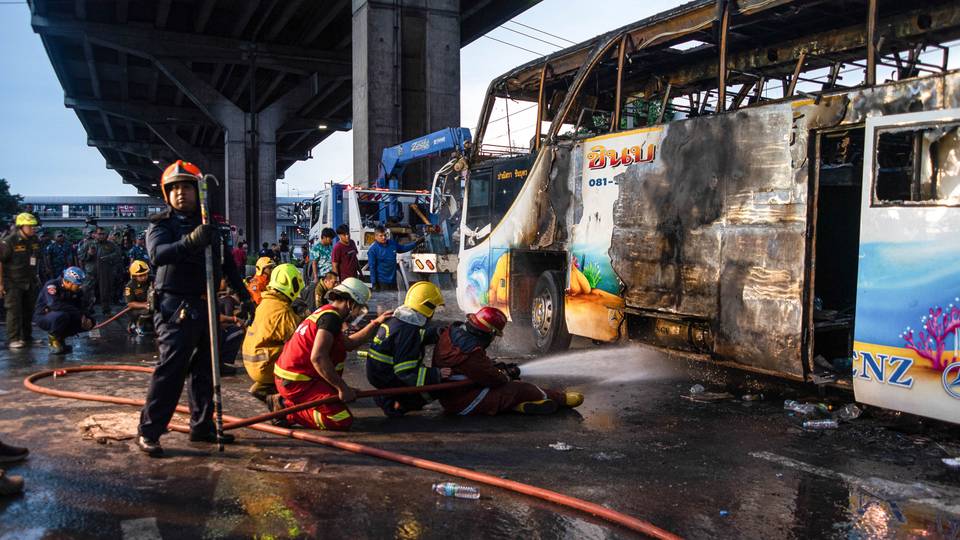 Thaïlande : Un accident de bus fait 18 morts et 32 blessés