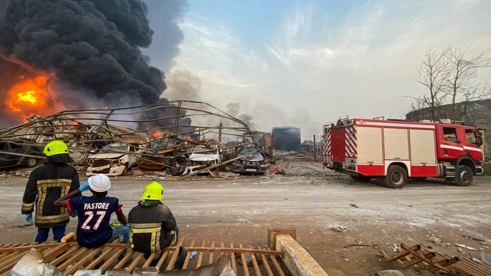 Clashes over fuel in Guinea capital after depot fire