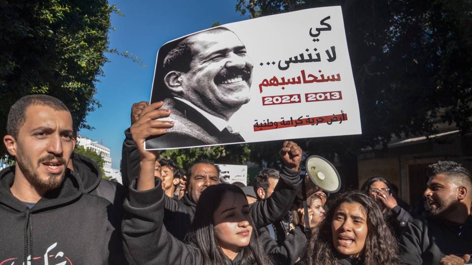 An yanke wa mutum huɗu hukuncin kisa kan laifin kashe shugaban yan adawar Tunisia Belaid
