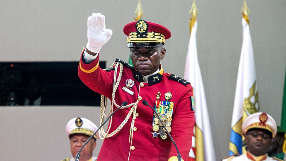Gabon ruling junta announces election date