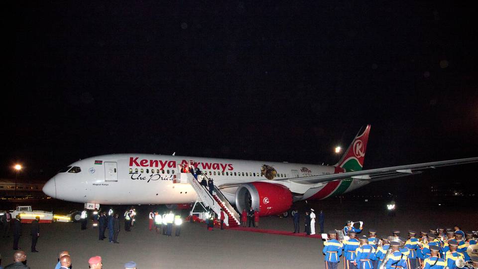 Kenya Airways suspends flights to DRC capital Kinshasa