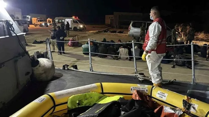 Four irregular migrants die as two boats carrying dozens capsize off Libya's coast