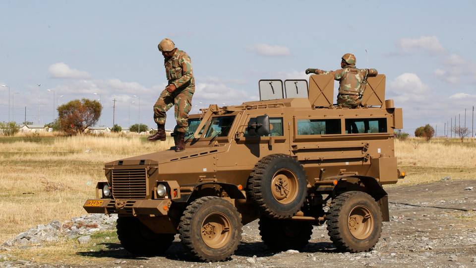 South Africa deploys army to fight illegal mining