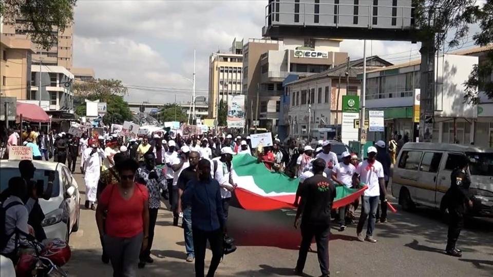 Ghana : une manifestation de soutien à la Palestine