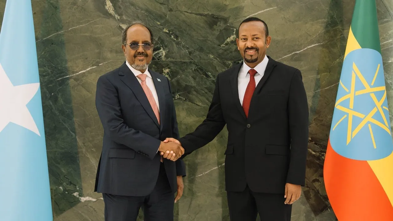 Somali President Mohamud visits Ethiopia for talks with PM Abiy Ahmed