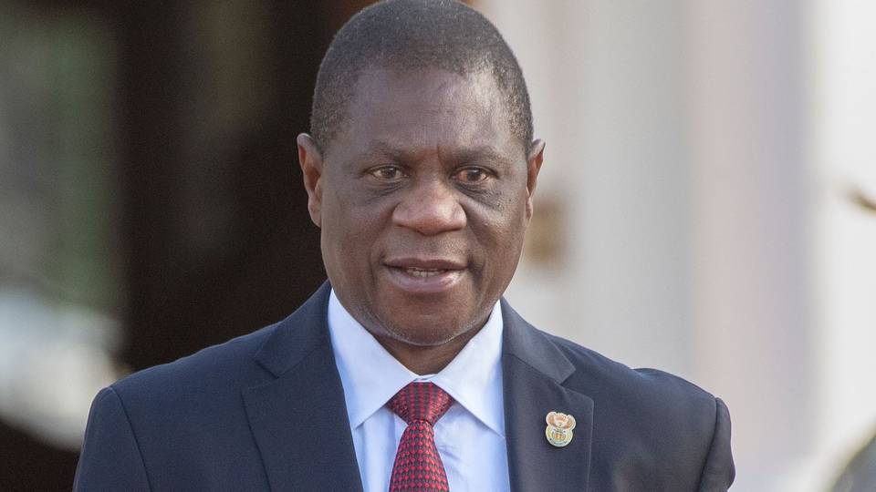 South Africa VP Mashatile 'fine' after collapsing during speech