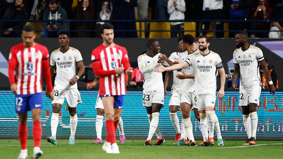Le Real Madrid se qualifie pour la finale de la Supercoupe d'Espagne en battant l'Atletico Madrid 5-3