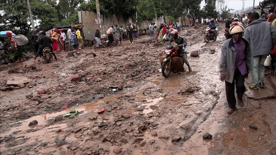 RDC : Au moins 70 morts à la suite d'inondations et de glissements de terrain dans la province du Sud-Kivu
