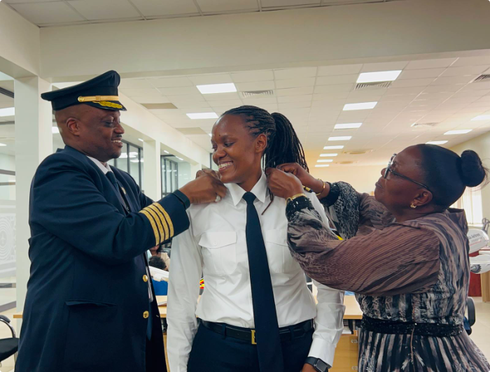Rita Nasirumbi: Uganda Airlines' pioneering female captain