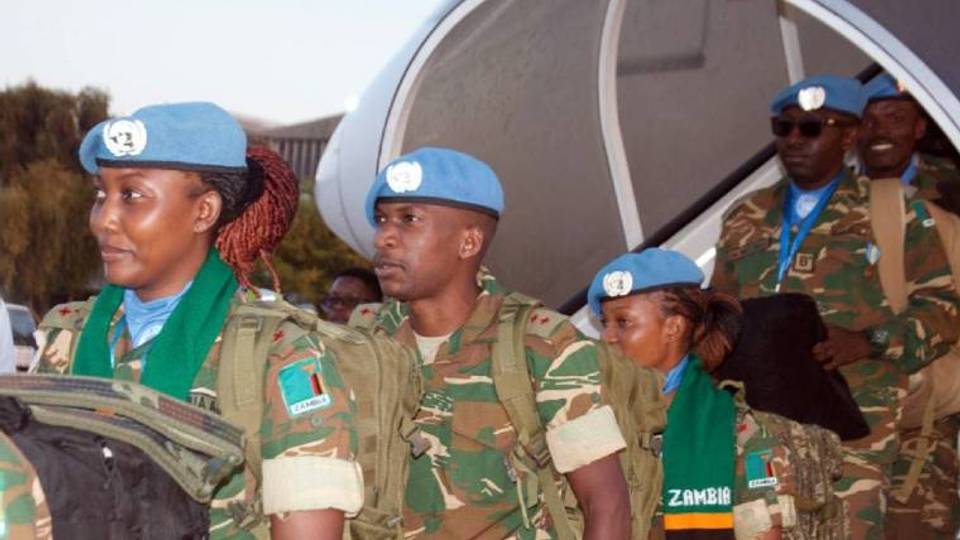 Zambian troops return home after CAR mission