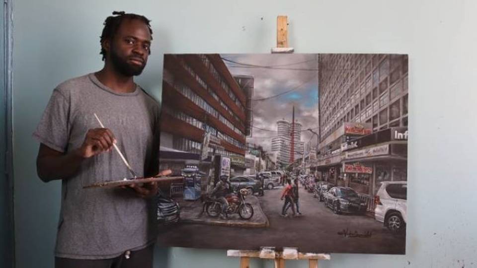 L'alchimiste de la couleur : L'artiste qui capture la vie de Nairobi sur la toile