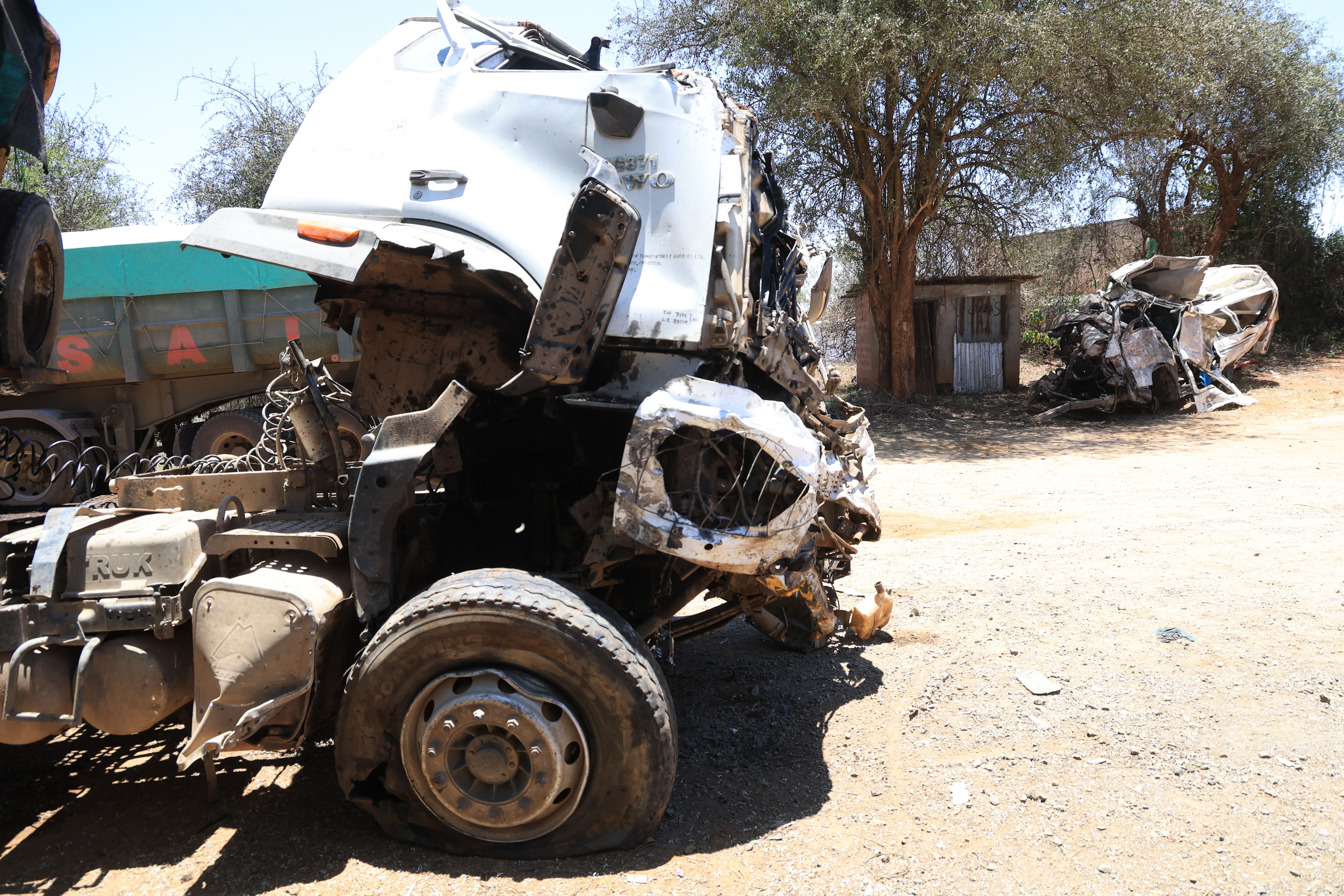 At least 22 people killed in Kenya after bus and truck collide on major highway
