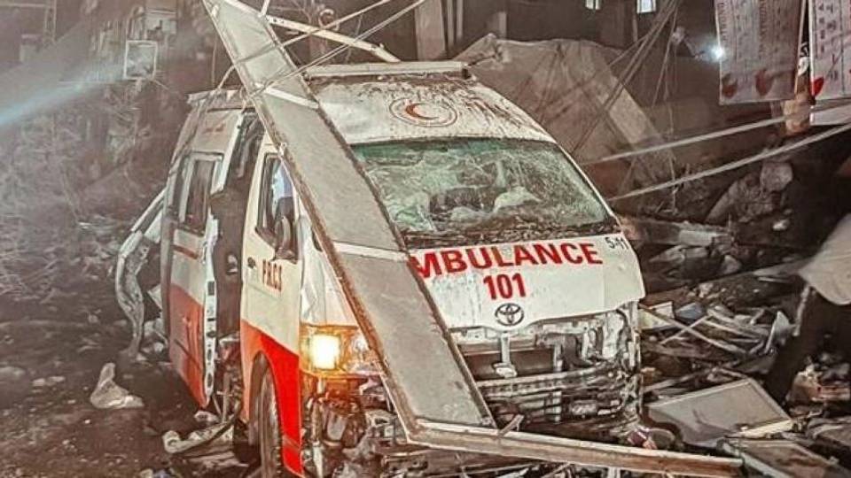 Isra’ila ta kai hari kan motocin asibiti dauke da marasa lafiya a Gaza