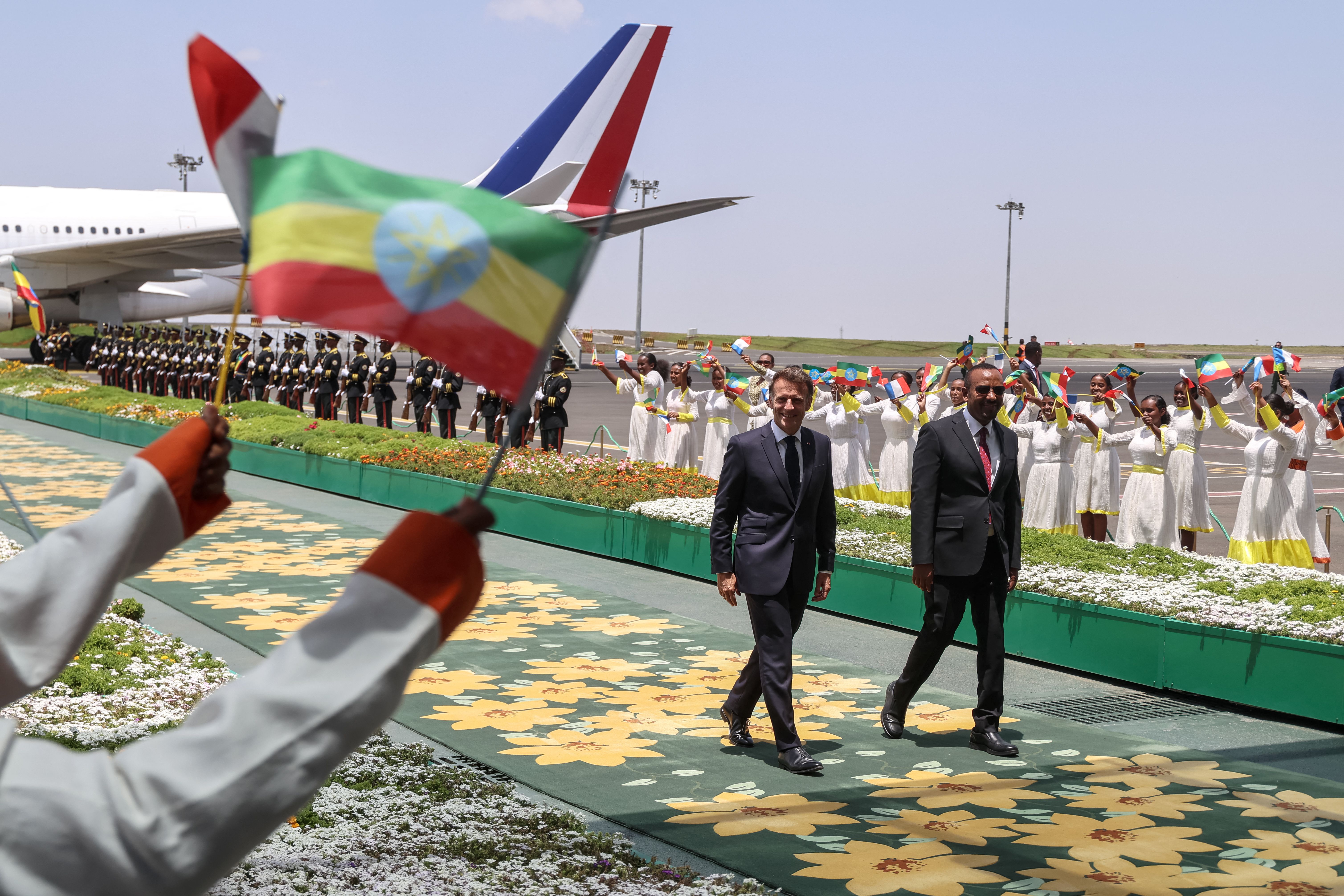 Rais wa Ufaransa Emmanuel Macron azuru Ethiopia