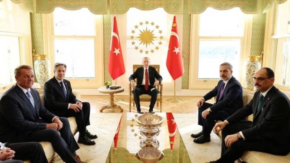 Le secrétaire d'État américain Blinken a rencontré le président Erdogan et le MAE turc à Istanbul