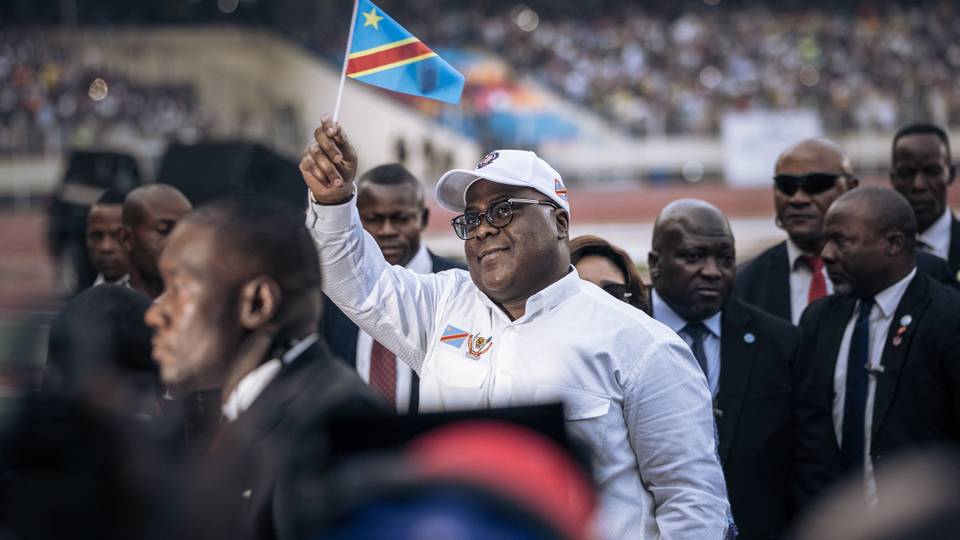 DR Congo President Tshisekedi sworn in for second term