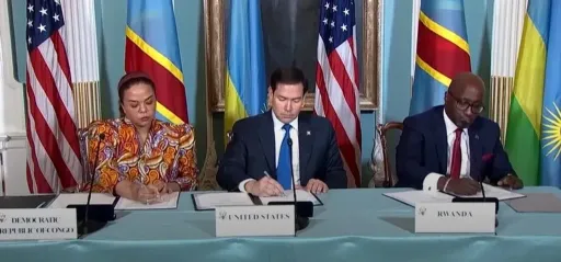 Kigali et Kinshasa signent un accord économique dans le sillage des pourparlers de paix