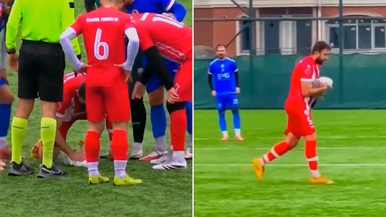 Turquie : un capitaine sauve une mouette en plein match amateur à Istanbul