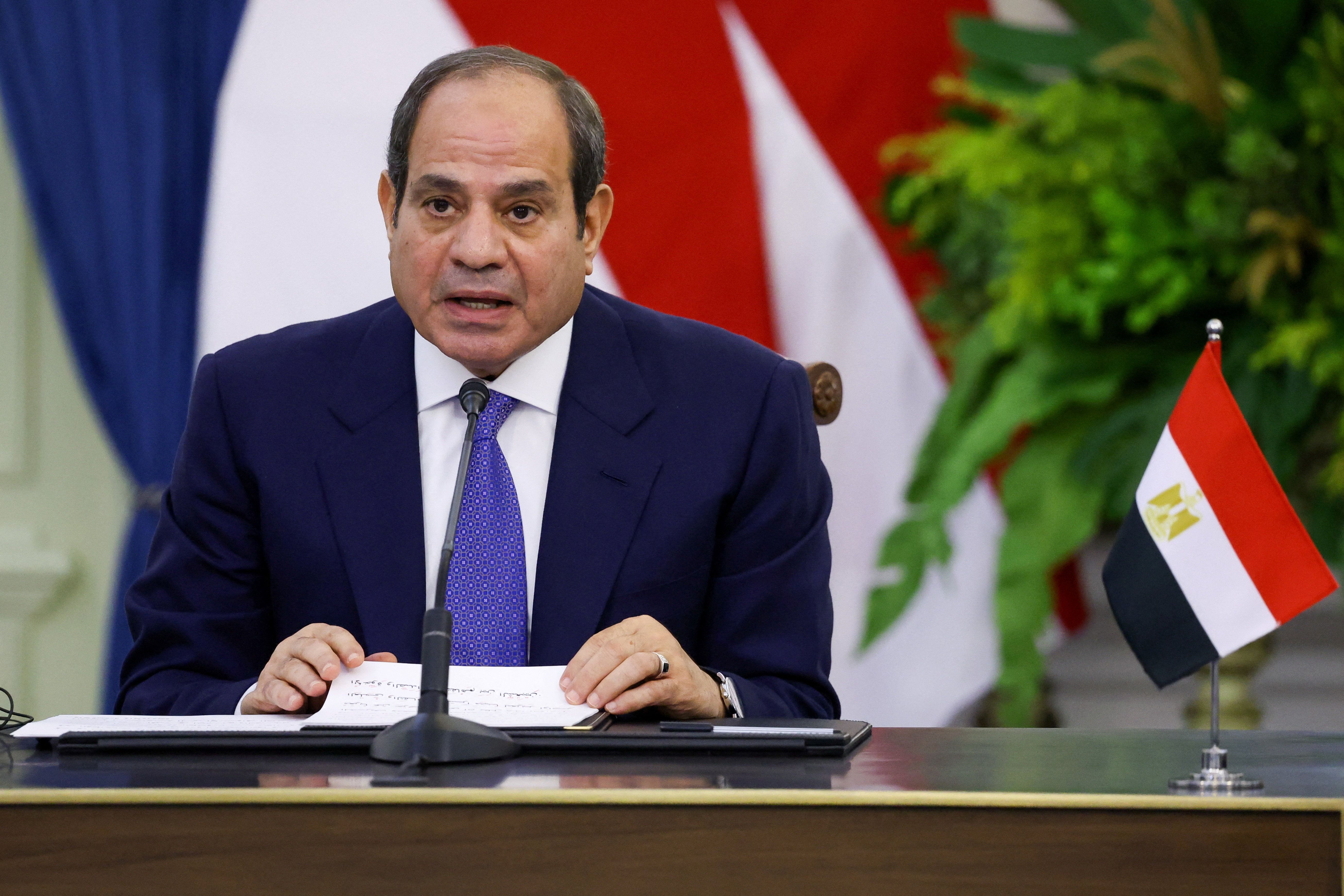 Egypt’s Sisi vows to protect constitution against disinformation campaigns
