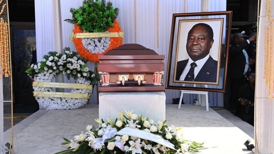 La Côte d'Ivoire rend un hommage national au défunt président Henri Konan Bédié