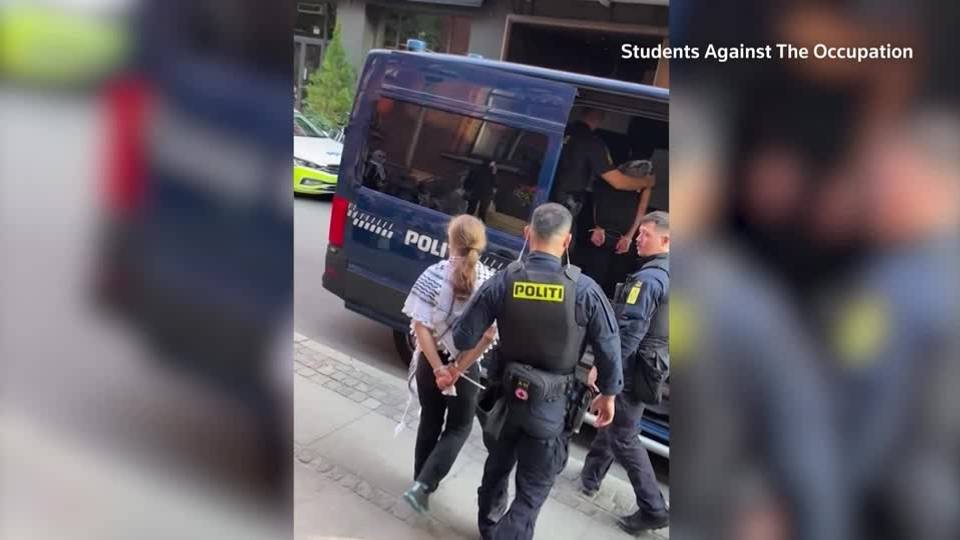 Police 'detain' Greta Thunberg at Gaza war protest in Denmark