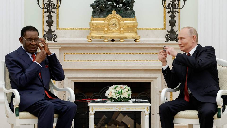 Putin holds talks with Equatorial Guinea's Obiang