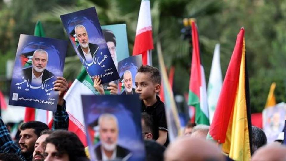 Kai-tsaye: An soma jana'izar  shugaban Hamas Ismail Haniyeh