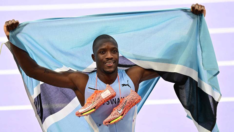 Botswana's Tebogo beats USA's Noah Lyles to 200m gold