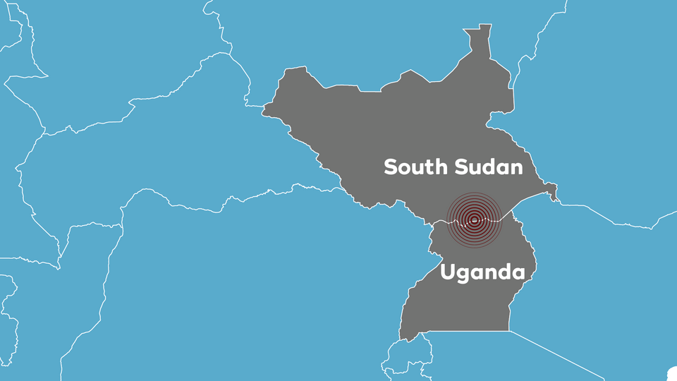 Magnitude 4.9 earthquake hits South Sudan, Uganda border