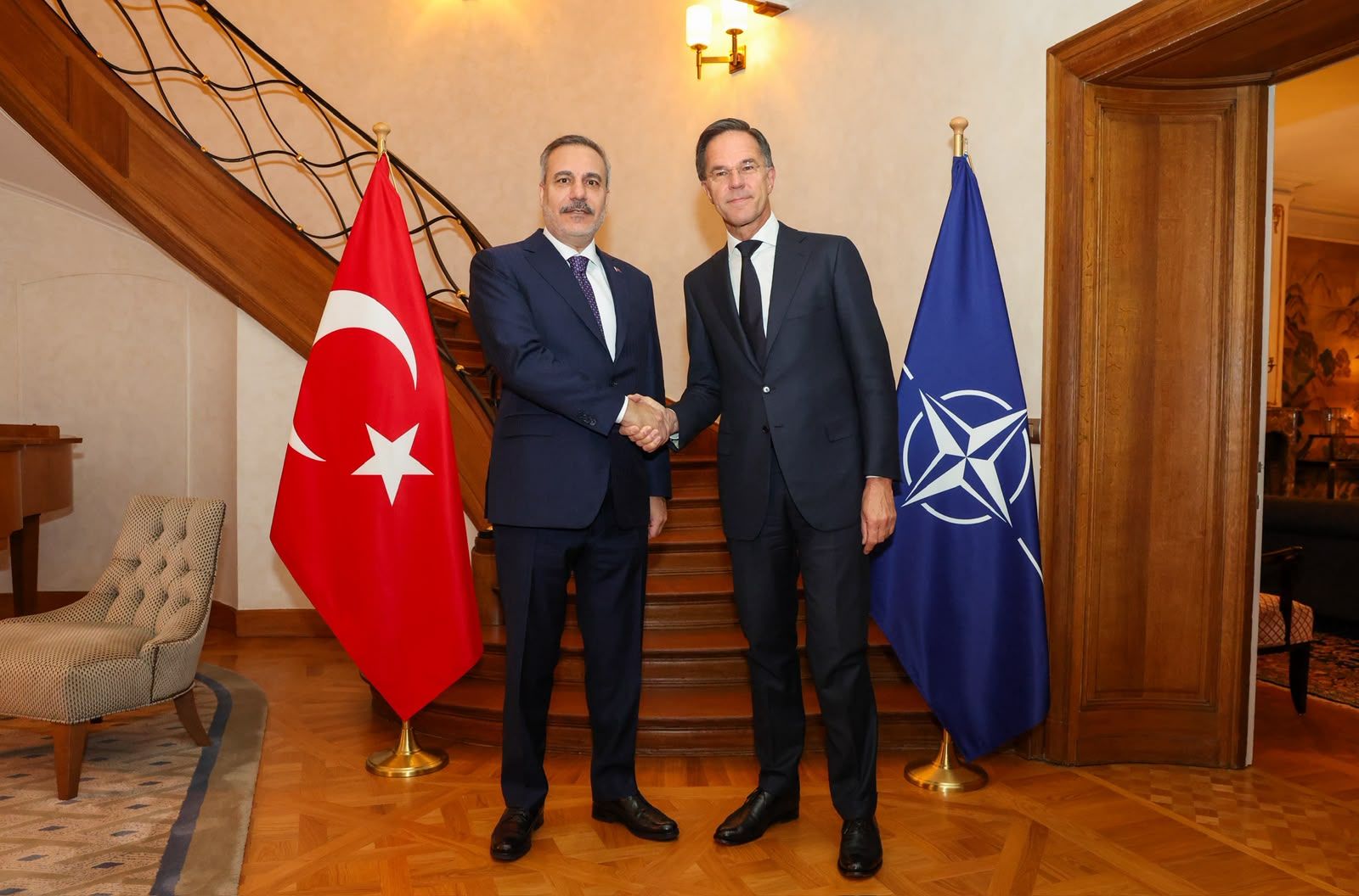 Türkiye's FM Fidan, NATO chief Rutte discuss Black Sea security in Brussels