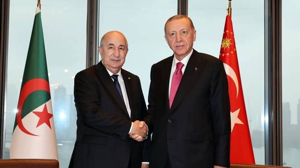 Erdogan congratulates Tebboune on re-election