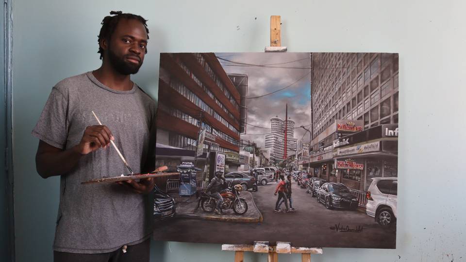 Dan-baiwar zane: Yana nuna rayuwar birnin Nairobi a zayyane