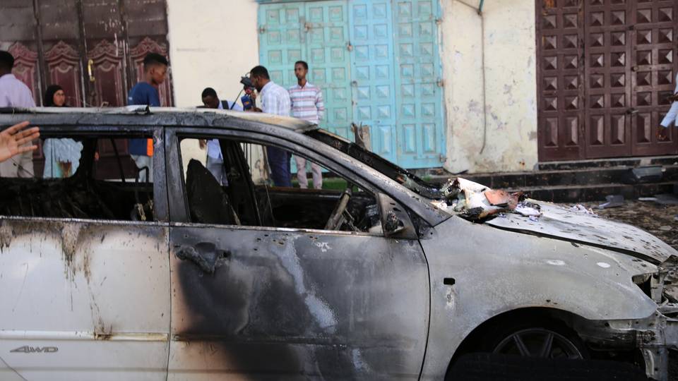 5 morts dans l'explosion d'une bombe à Mogadiscio,  la capitale somalienne