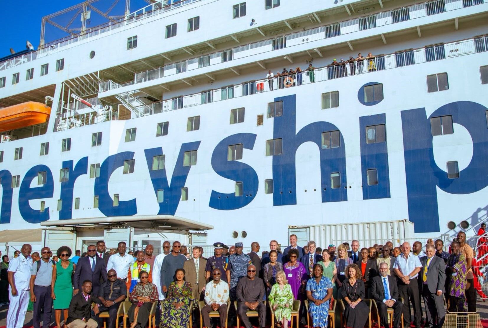 Ghana welcomes world’s largest civilian hospital ship for third time