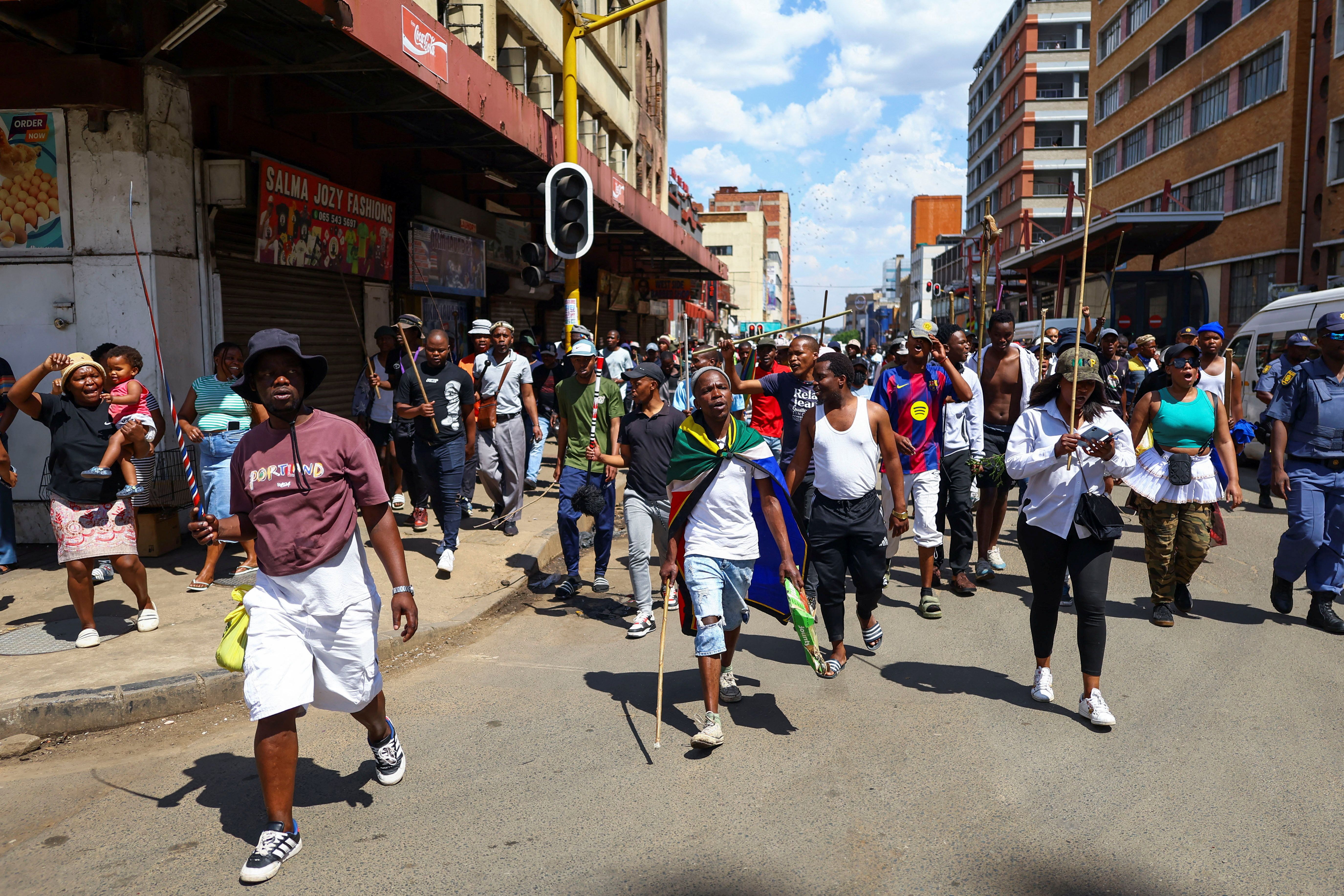 South Africa deploys troops to control anti-migrant protests in KwaZulu-Natal