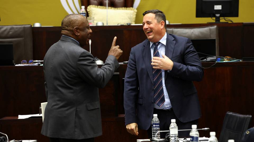 SA's Ramaphosa appoints DA leader agriculture minister