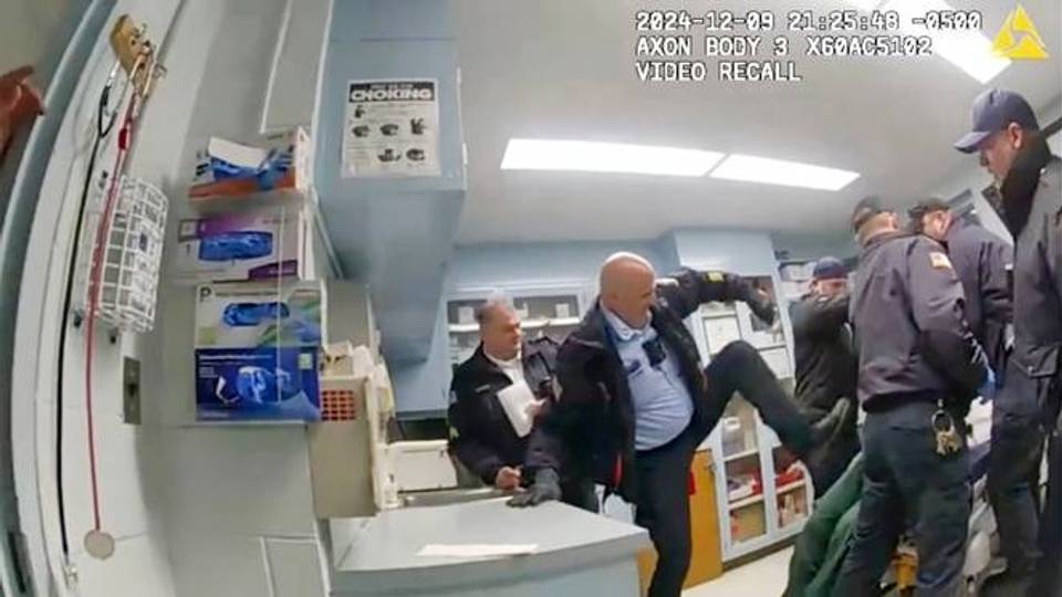 Six US prison staff charged in beating death of handcuffed Black inmate